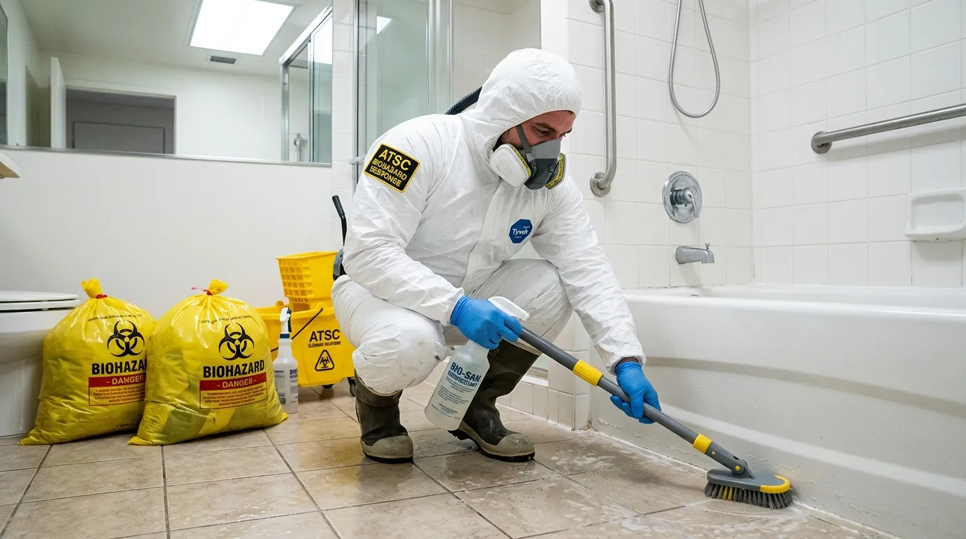 Decontamination equipment deployed for Blood Cleanup in Sunset Park